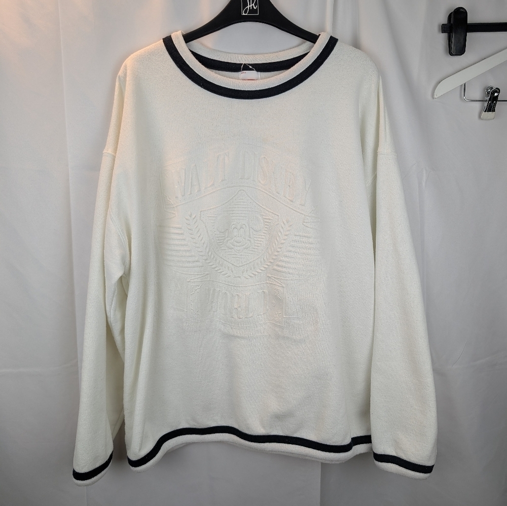 Vintage 1980s Walt Disney World Mickey Mouse Crewneck Sweatshirt L/XL